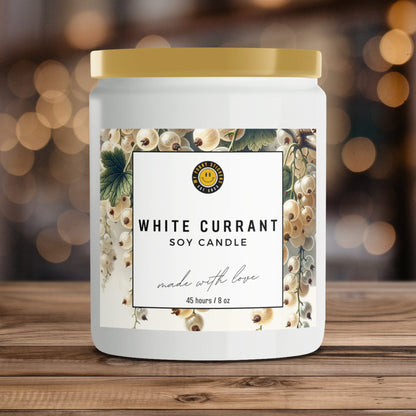 Multi-Scented Candle 8oz white scented, 45 Hours Burn Time, Made with Love